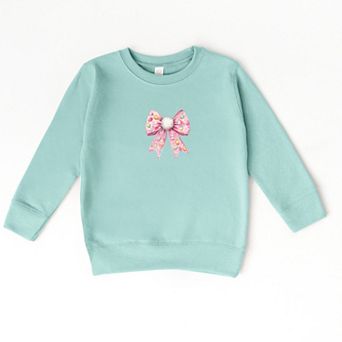Easter Egg Bow Coquette - Toddler Graphic Sweatshirt