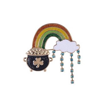 Hallmark St. Patrick's Day Rainbow and Pot of Gold Pin