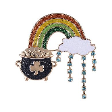Hallmark St. Patrick's Day Rainbow and Pot of Gold Pin