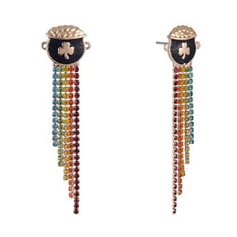 Hallmark St. Patrick's Day Pot Of Gold Earrings