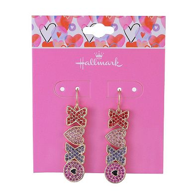 Hallmark Stone XOXO Linear Earrings