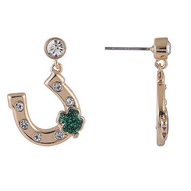 Hallmark St. Patrick's Day Horseshoe Earrings