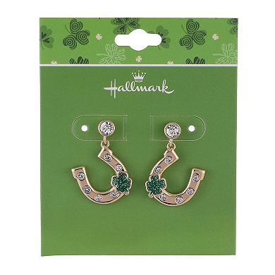 Hallmark St. Patrick's Day Horseshoe Earrings