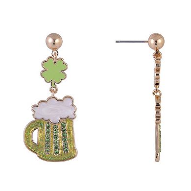 Hallmark St. Patrick's Day Beer Mug Earrings