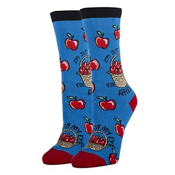 Apple of my Eye - Womens Crew Socks