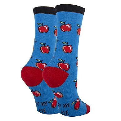 Apple of my Eye - Womens Crew Socks
