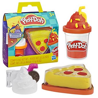Play-Doh Treats to Go Pizza & Milkshake Playset