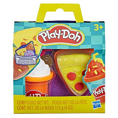 Play-Doh Treats to Go Pizza & Milkshake Playset