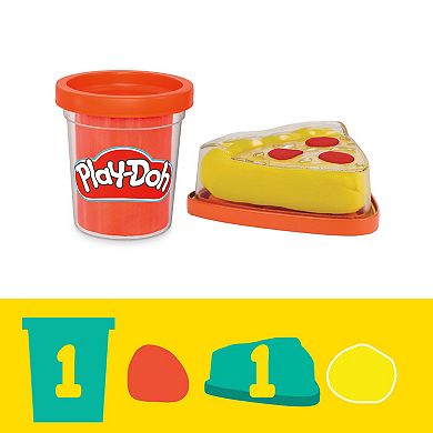 Play-Doh Treats to Go Pizza & Milkshake Playset