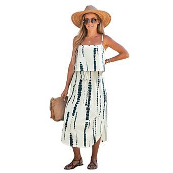 Women's Cupshe Tie-Dye Midi Dress