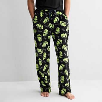 Men's Nightmare Before Christmas Creepy Oogie & Bats Toss Pajama Pants