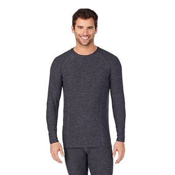 Men's Cuddl Duds® Midweight ClimateSport Performance Base Layer Crewneck Top
