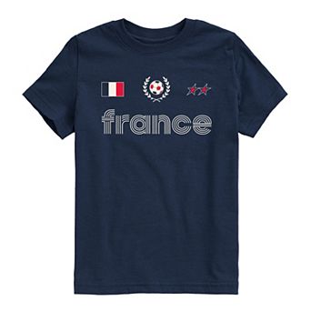 Boys 8-20 France Soccer Graphic Tee