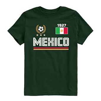 Boys 8-20 Mexico Soccer Jersey Graphic Tee