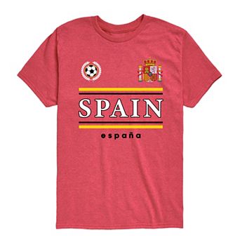 Boys 8-20 Spain Soccer Jersey Graphic Tee