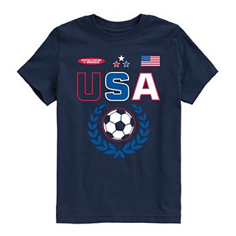 Boys 8-20 USA Soccer Graphic Tee