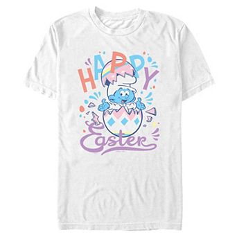 Men's Smurfs Happy Easter Graphic Tee