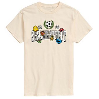 Men's Sesame Street Soccer Jersey Graphic Tee