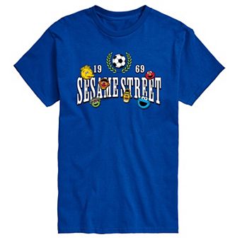 Men's Sesame Street Soccer Jersey Graphic Tee
