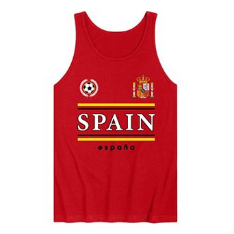 Men's Spain Soccer Graphic Tank Top