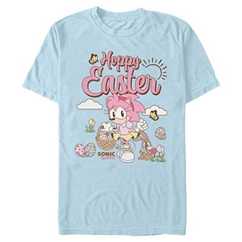 Men's Sonic the Hedgehog Amy Rose Hoppy Easter Graphic Tee