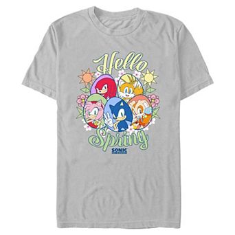 Men's Sonic The Hedgehog & Friends Hello Spring Graphic Tee