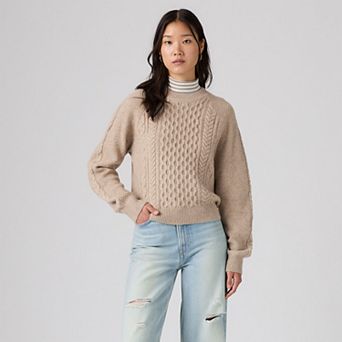 Women's Levi's® Jolie Cable Crewneck Sweater
