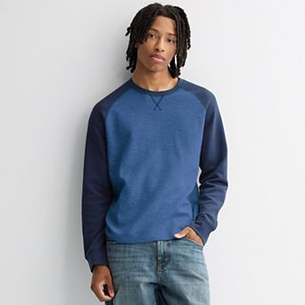 Men's Retrofit Colorblock Thermal Pullover Top