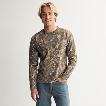 Men's Retrofit Camo Print Thermal Top