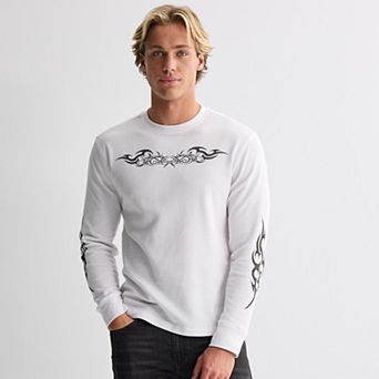 Men's Retrofit Camo Print Thermal Top