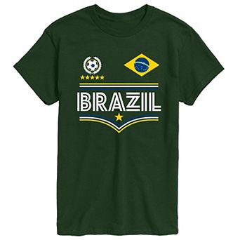 Men's Brazil Soccer Graphic Tee
