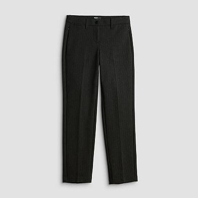 Women's Simply Vera Vera Wang Mid-Rise Slim Straight Ponte Pants