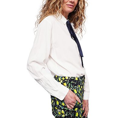 The Empower Long Sleeve Bow Button Up