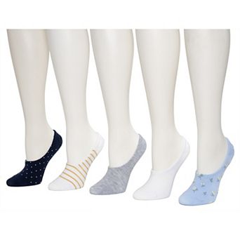 Women's Sonoma Goods For Life® Blue Multi 5-Pack Liner Socks