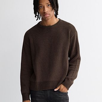 Men's Retrofit Relaxed Shaker Stitch Crew Sweater