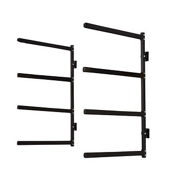 RaxGo Wall Kayak Storage Rack with Adjustable Heavy Duty Arms for Secure Indoor Garage Mount