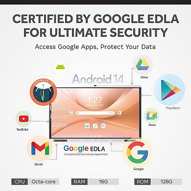 Interactive Flat Panel Display Hybrid 7000 65"