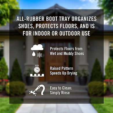Apache Mills Indoor / Outdoor Rubber Boot Tray with Nike Grind
