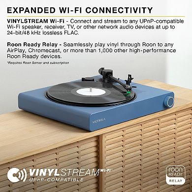 Victrola Stream Onyx Wi-Fi & Bluetooth Turntable