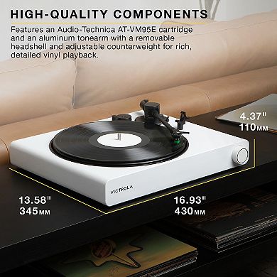 Victrola Stream Onyx Wi-Fi & Bluetooth Turntable