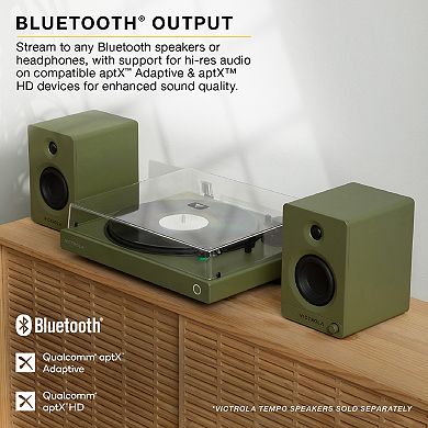 Victrola Wave Bluetooth Turntable with Auracast Technology
