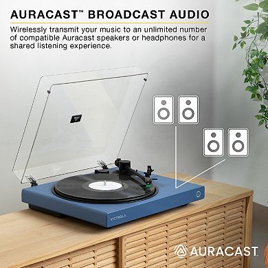 Victrola Wave Bluetooth Turntable with Auracast Technology
