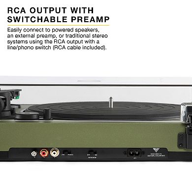 Victrola Wave Bluetooth Turntable with Auracast Technology