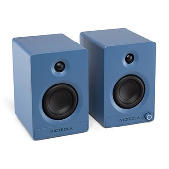 Victrola Tempo Bluetooth Bookshelf Speakers with Auracast Multi-Speaker Streaming