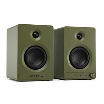 Victrola Tempo Bluetooth Bookshelf Speakers with Auracast Multi-Speaker Streaming