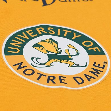 Men's Mitchell & Ness Gold Notre Dame Fighting Irish Double Clutch Premium T-Shirt