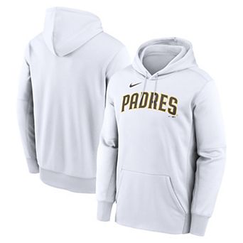 Men's Nike White San Diego Padres Club Hoodie