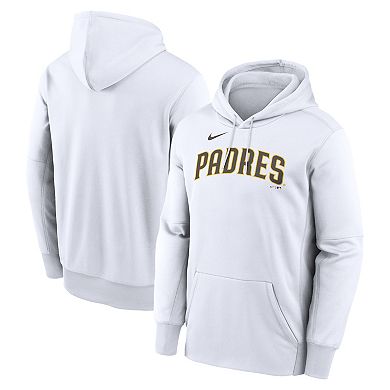 Men's Nike White San Diego Padres Club Hoodie
