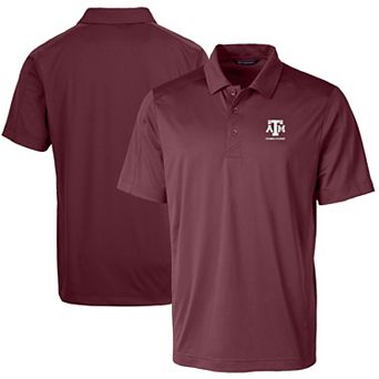Men's Cutter & Buck Maroon Texas A&M Aggies Alumni Logo Prospect Textured Stretch Polo