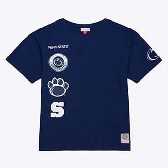 Men's Mitchell & Ness Navy Penn State Nittany Lions Double Clutch Premium T-Shirt